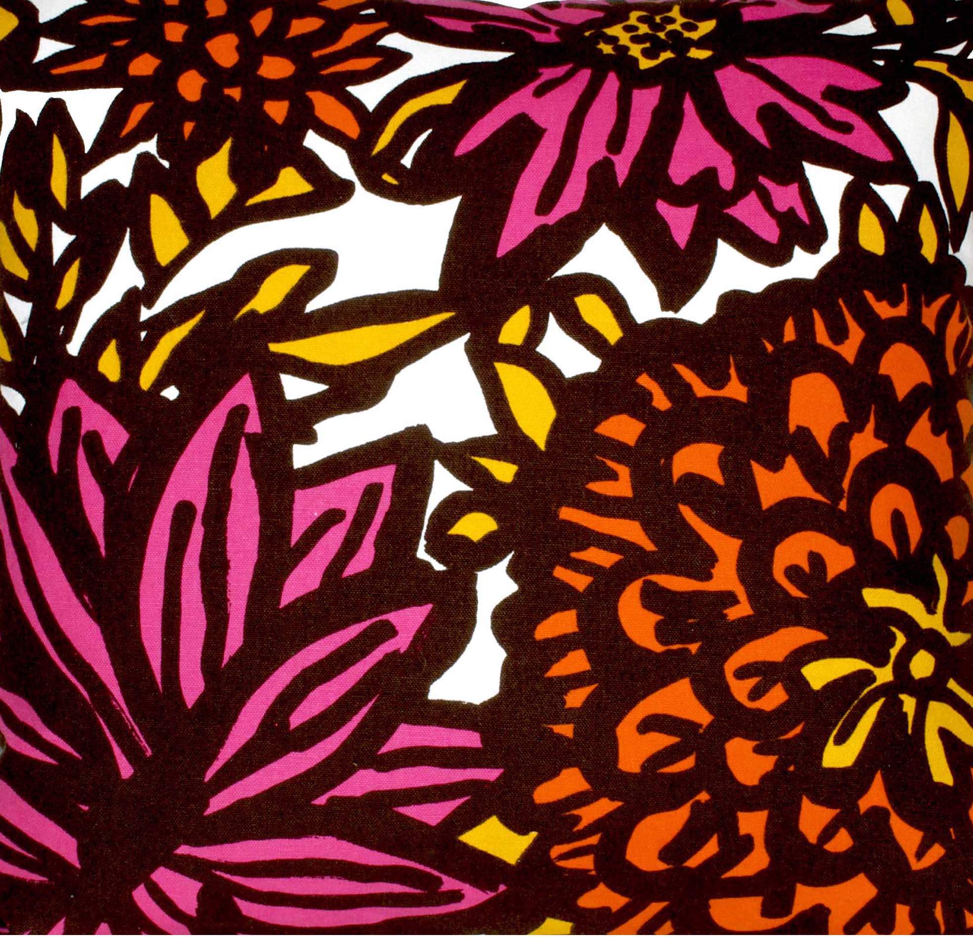 Flora Hot Pinky multi Fabric